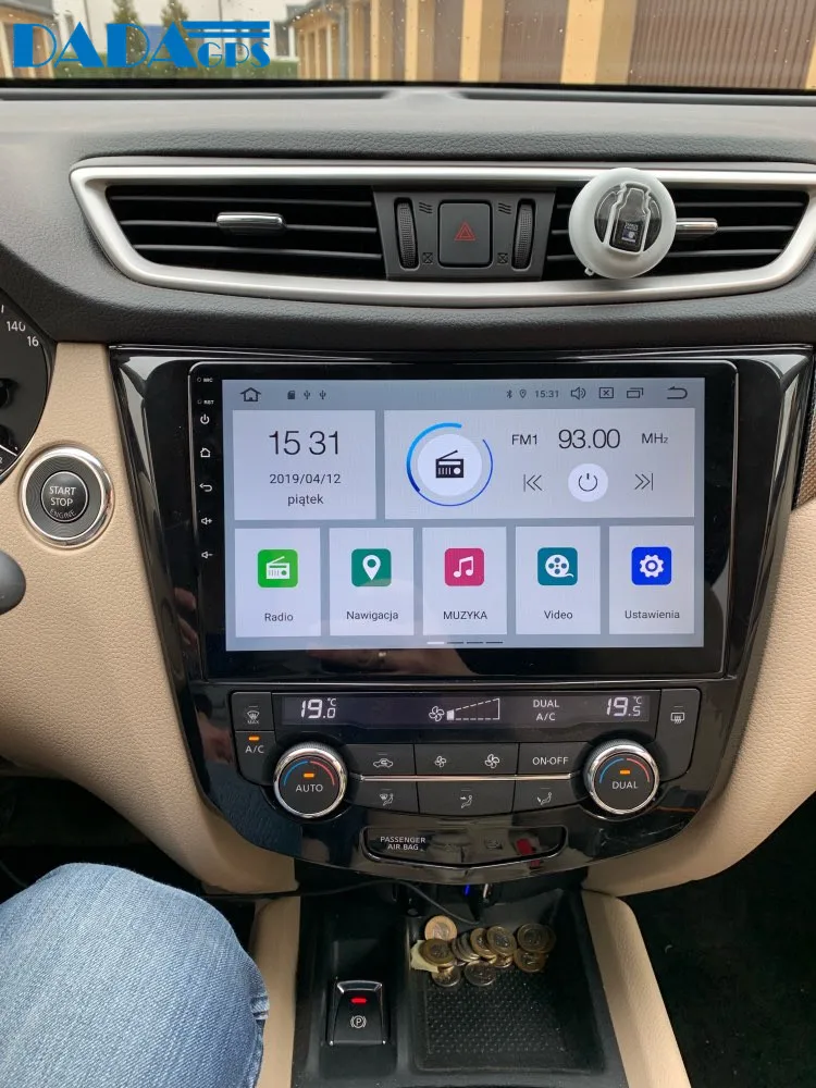 Top 10.2"Android 9.0 4+32 GB Car Multimedia Radio player No dvd player For Nissan X-trail/Qashqai 2013-2019 GPS map Navigation px5 2