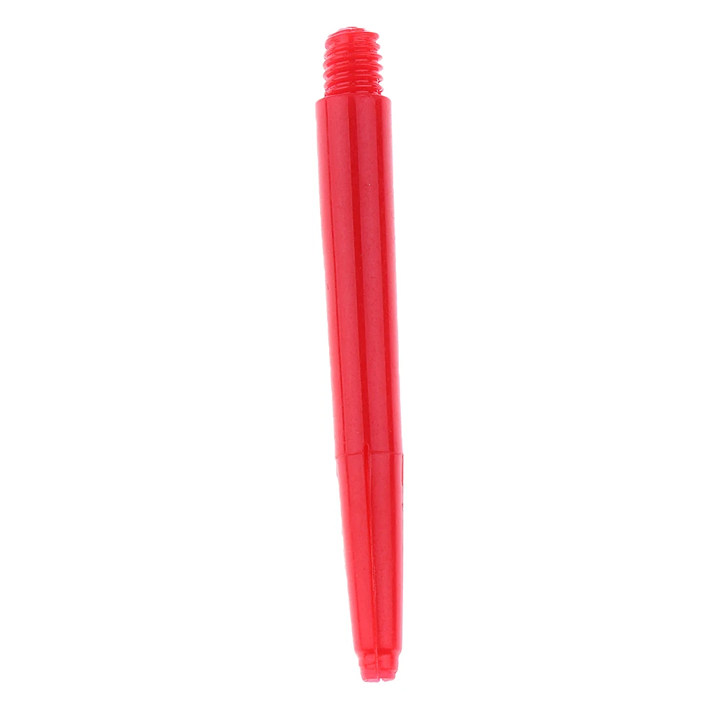 Set of 30 Nylon Dart Shafts Medium 43mm 2BA Screw Thread Durable and Lightweight Blue Black Red Color