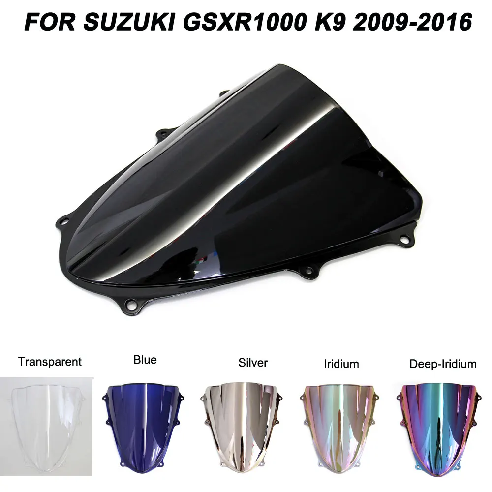 

For 09-16 Suzuki GSXR1000 Motorcycle Windscreen Windshield GSXR GSX-R 1000 Accessories 2009 2010 2011 2012 2013 2014 2015 2016
