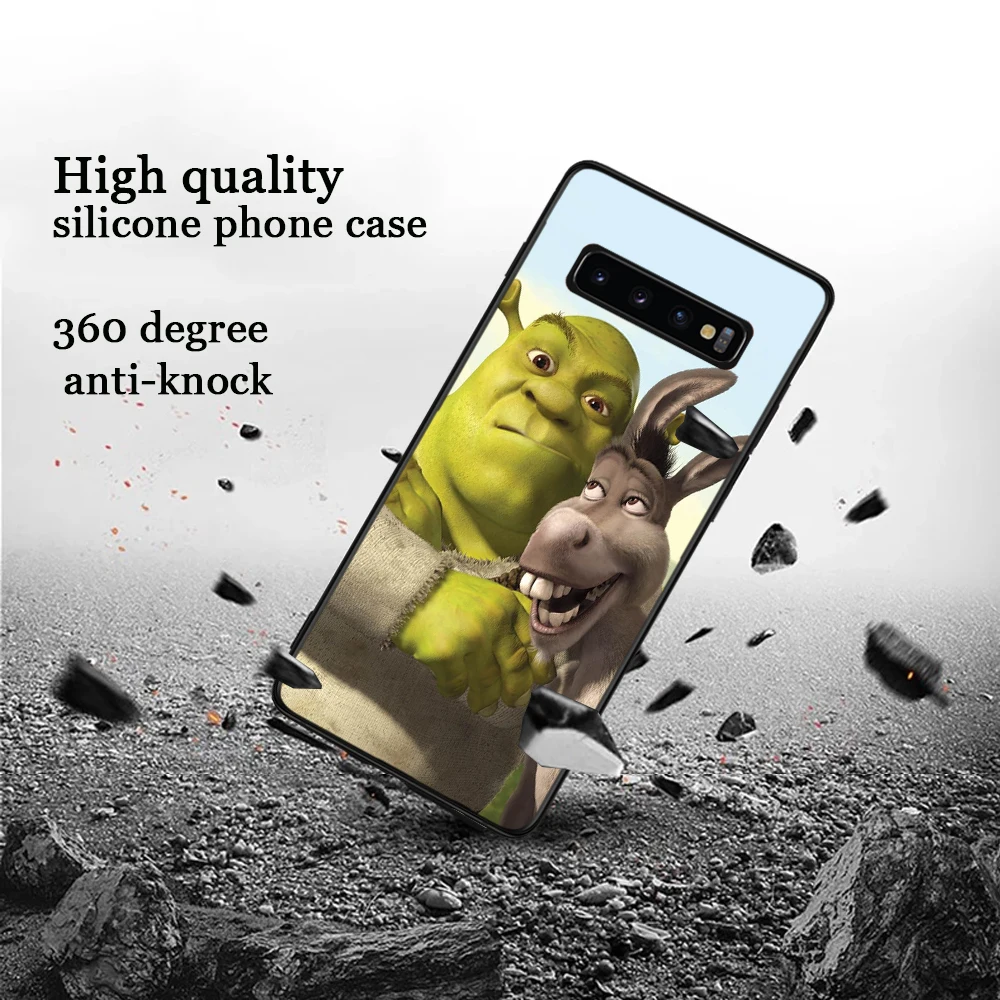 Мультфильм, значок из кинофильма "Шрек" Кун силиконовый чехол для samsung S6 край S7 S8 плюс S9 S10 S10e M10 M20 M30 M40