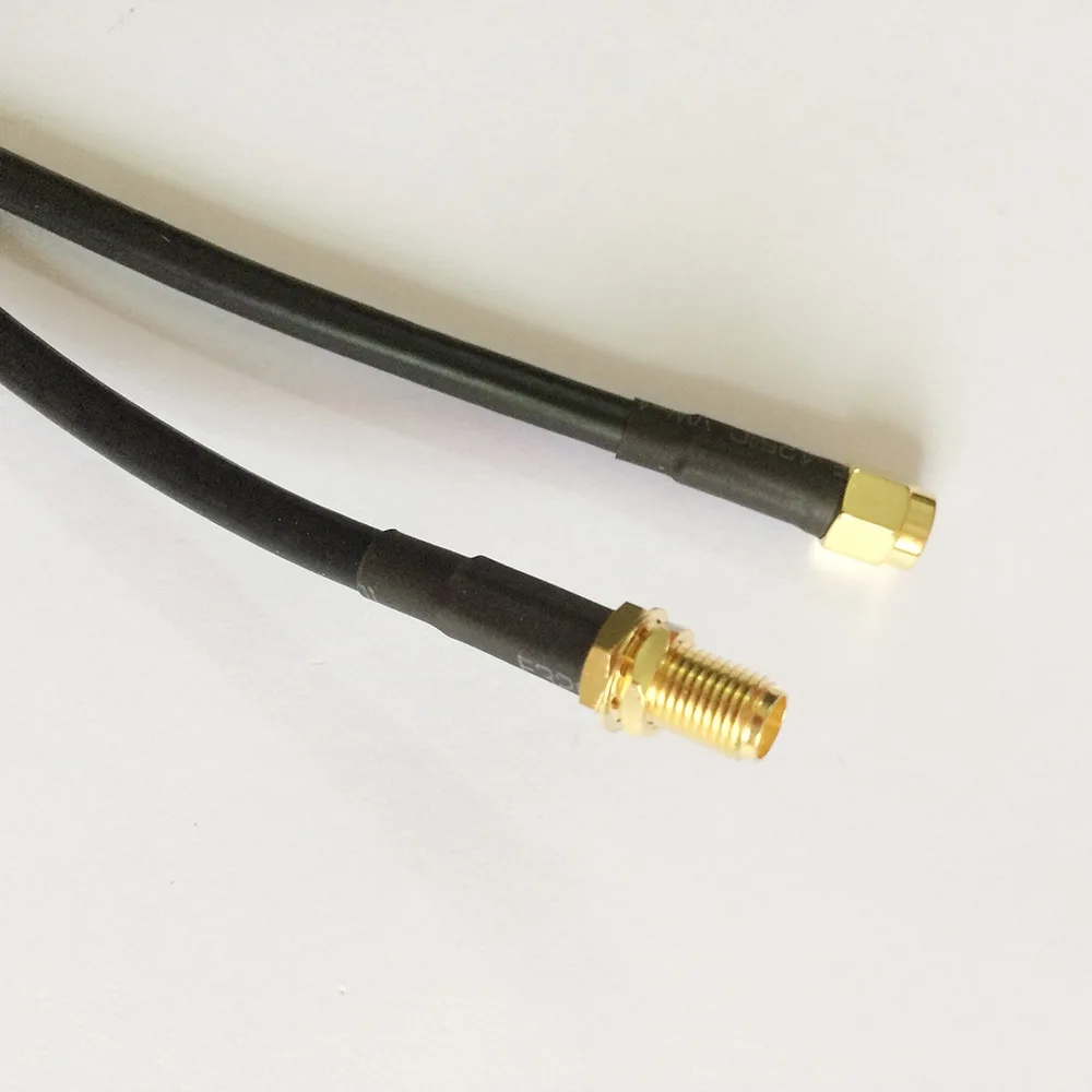 

ALLISHOP 1pcs/1M SMA Male to RP SMA Female Connector External WiFi Wireless Antenna Extension Cable