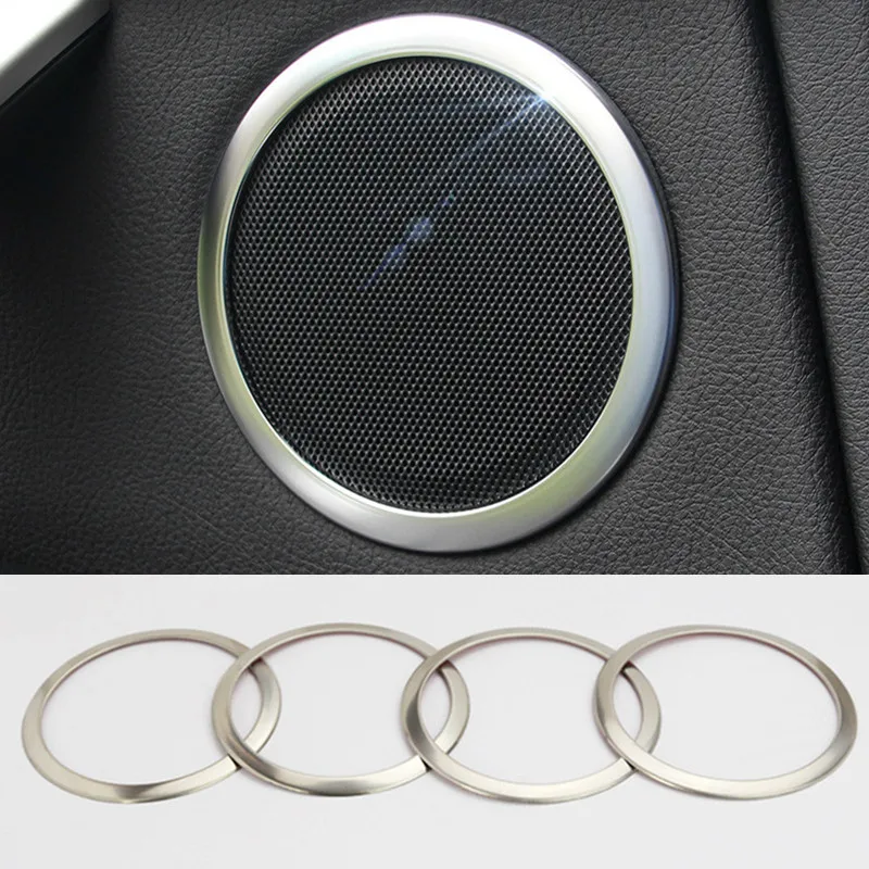 

For BMW X6 E71 Interior Car Door Speaker Cover Trim 2008-2014 4pcs