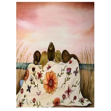 5D Diy Алмазная вышивка фото на заказ Алмазная картина вышивка крестиком полная квадратная Круглая Мозаика сестры красота GirlsZP-2150