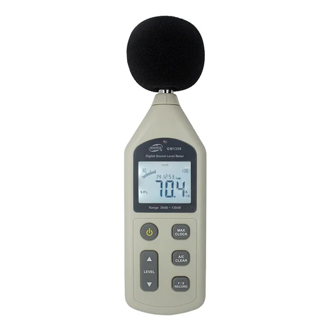 sound level meter digital noise decibel meter GM1356 noise measuring device AC PWM