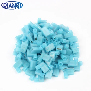 

DIANQI FLDNY2-250 FLDNY2.5-250 Nylon brass Flag Female Terminal insulated WIRE CONNECTORS 100PCS AWG16-14 1.5-2.5mm2 FLDNY