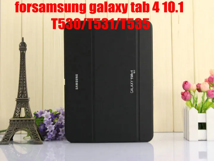 

PU Leather Stand Case Cover funda for Samsung galaxy tab 4 10.1 T530/T531/T535 10.1 inch tablet case cover +film+Stylus Pen