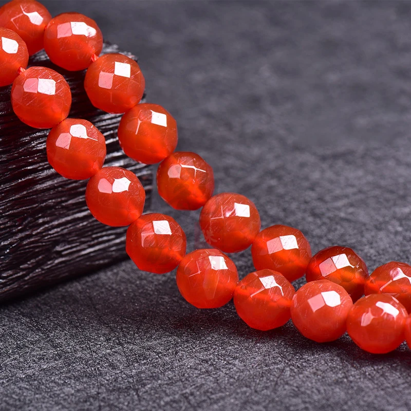 

MetJakt Wholesale 4 6 8 10mm Natural Beads, 5A Cut Surface Semi-finished Beads, DIY Bracelet Necklace Jewelry Accessories