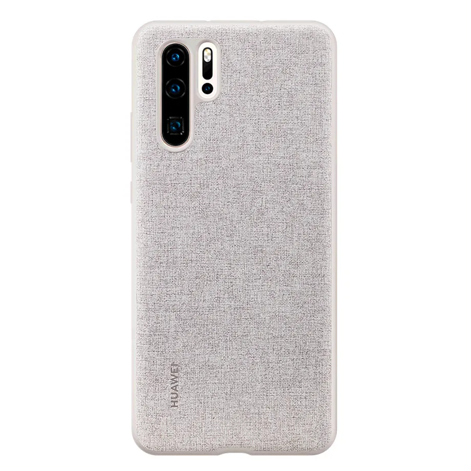 Чехол для HUAWEI P30 P30 Pro, Официальный чехол с полным покрытием, предотвращает появление отпечатков пальцев, микрофибра, кожа P30, задняя крышка