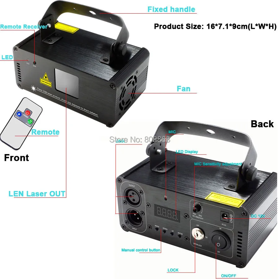 ESHINY 450 синий лазер Освещение сцены Сканер луч DMX512 световой эффект для танцев DJ диско-бар магазин вечерние Xmas Lights Показать Remote D71