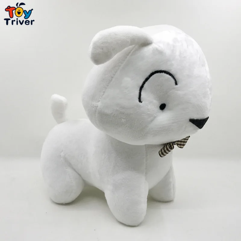 Японское Аниме Crayon Shin-chan белая Плюшевая собачка игрушка мягкая кукла детские игрушки для мальчиков и девочек подарок на день рождения Домашний декор