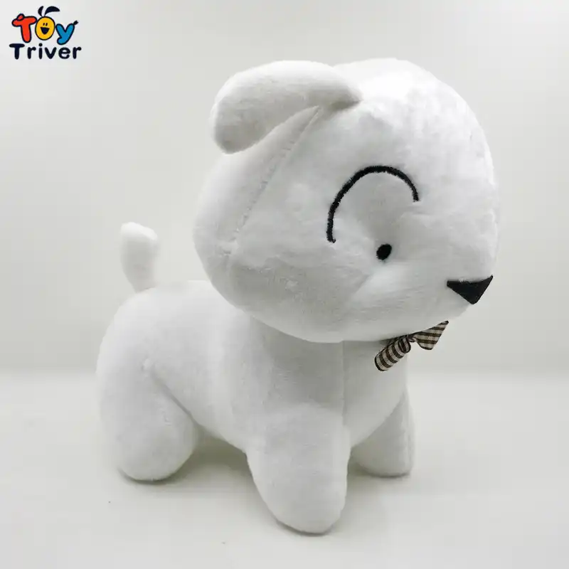 Crayon De Manga Japonais Ti Chan Chien Blanc Chiot Poupee Peluche Jouet D Anniversaire Bebe Enfants Jouets D Anniversaire Garcons Et Filles Aliexpress