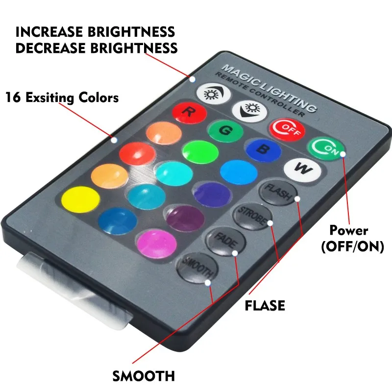 submersible pool lights High Quality Waterproof 10W RGB LED DC 12V Outdoor 16 Color Changing Flood Spot light Lamp Garden swimming pool lights underwater