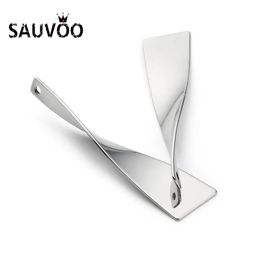 SAUVOO 5 шт./лот 48x11 мм подвеска из нержавеющей стали с небольшим отверстием для