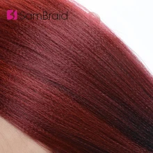 Sambraid Easy Jumbo косы предварительно растягивающиеся Омбре плетение волос крючком косы 24 дюйма 60 г/упак. канекалон синтетические волосы для наращивания для женщин