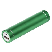 Металлический USB 5V Power Bank Box Kit 1X18650 аккумулятор DIY Box зарядное устройство для сотового телефона Power Bank аксессуары зеленый