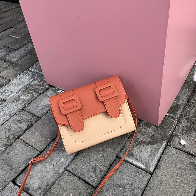 

JIULIN niche bag female 2019 new tidal Korean version of the slant slant with the star with the same color postman bag