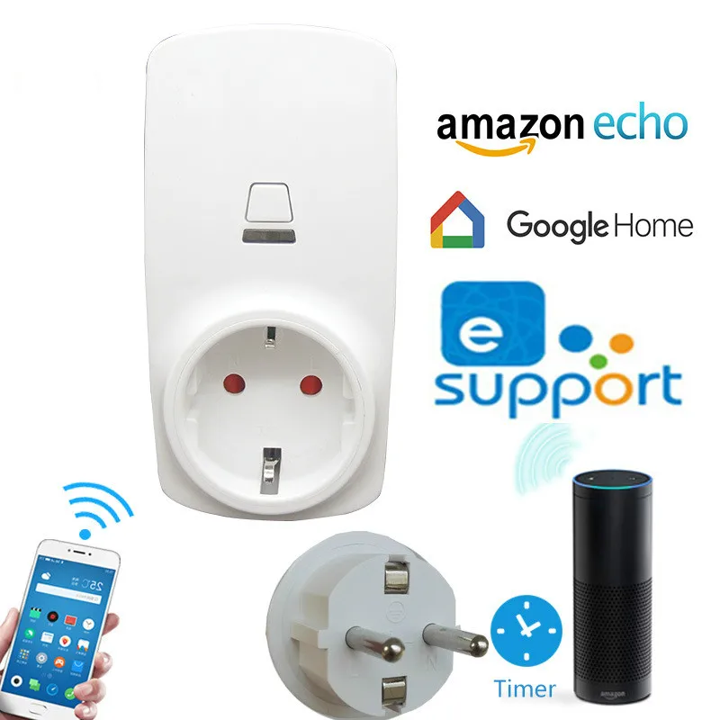 

Intelligence WIFI Socket European regulations Long-range control Switch timing Alexa Google home European standard German