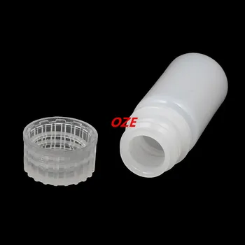 

2Pcs 4ml Plastic Big Mouth Laboratory Reagent Bottle Sample Thicken Bottle White