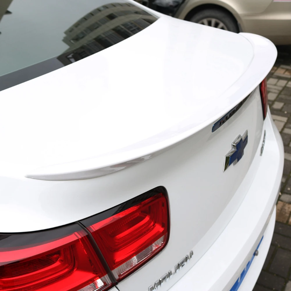 

SHCHCG ABS Plastic Unpainted Color Rear Roof Trunk Boot Spoiler Wing Car Styling For Chevrolet Malibu Spoiler 2009-2015