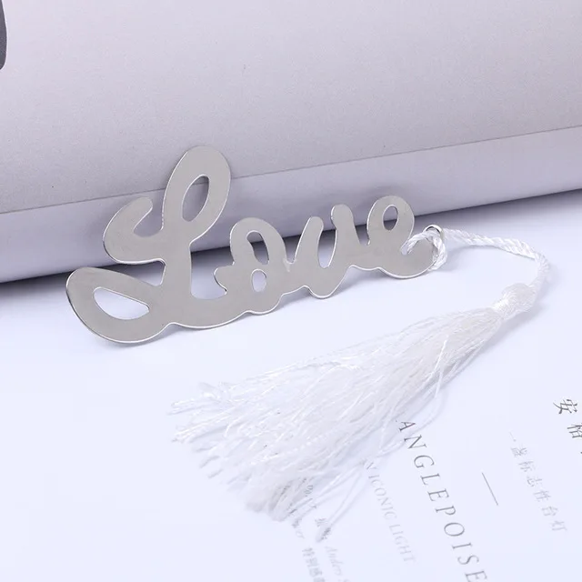 

ITSCHY 1pcs Stainless Steel Bookmark Sweet love Wedding Favors And Gifts Wedding Gifts For Guests wedding souvenir