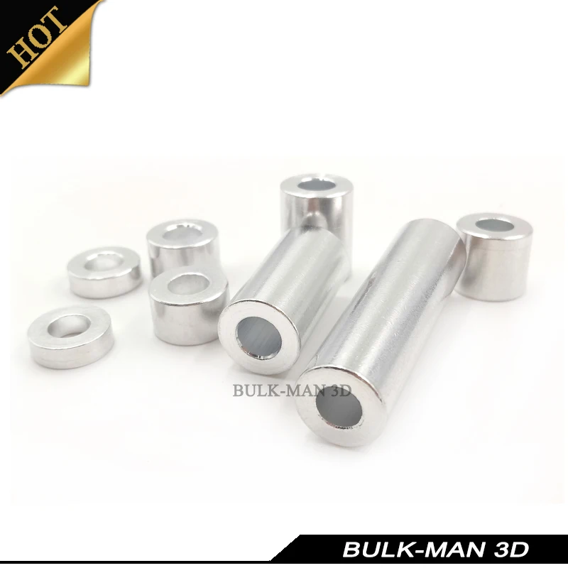 

Openbuilds Aluminum Spacers 3mm,1/8",6mm,1/4'',9mm , 13.2mm for DIY CNC Router Machine / 3D Printer -20pcs