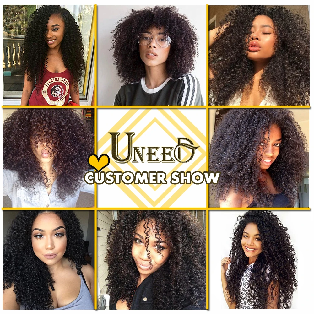 Uneed Hair Kinky Curly Peruvian Hair Weave Bundles 1 Piece 100% Human Hair Weaving Remy Hair Extensions 10-28inch Can be dyed Uneed Hair Kinky Curly Peruvian Hair Weave Bundles 1 Piece 100% Human Hair Weaving Remy Hair Extensions 10-28inch Can be dyed
