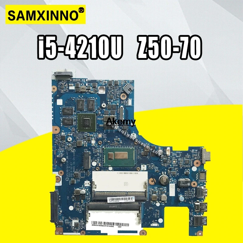 

ACLUA/ACLUB NM-A273 motherboard for Lenovo Z50-70 G50-70M notebook motherboard CPU i5-4210U GT840M 2G 100% test OK