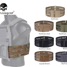 Emerson зубчатый жилет с сеткой, черный пояс для AVS/JPC, жилет с поясом, пояс, боевое снаряжение EM7361, Мультикам, черный