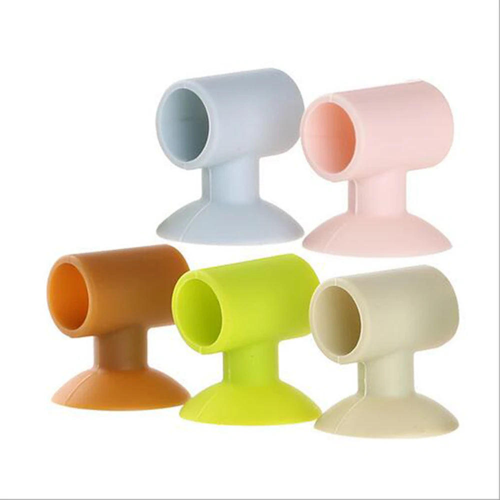 2PC Anti-bump Rubber Home Door Doorknob Back Wall Protector Savior Crash Pad Protect Door For Home 3.25cm*2cm*4.5cm 1050B