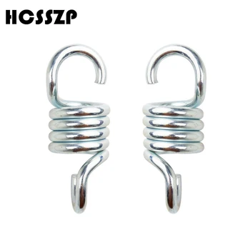 

2 x700lb Sturdy Steel Extension Spring for Hammock Chair Hanging Porch Suspension Hook Garden Swing Punch Bag