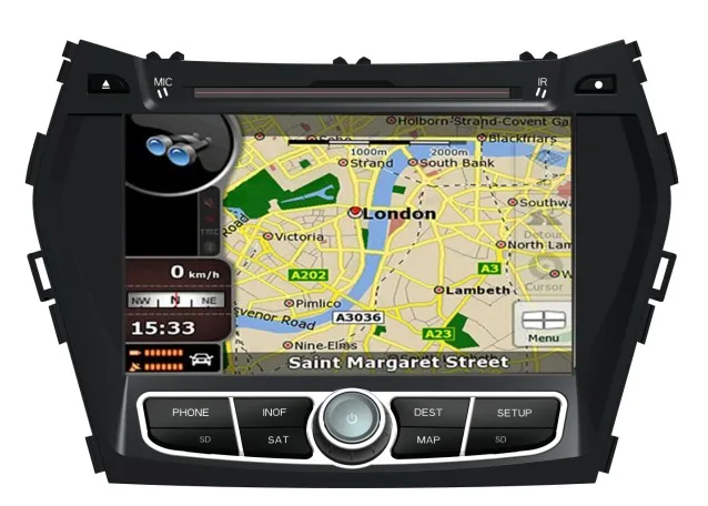 MTK3360 faster speed 512Mb RAM WINCE 6 0 car DVD player 1080P gps fit for Hyundai