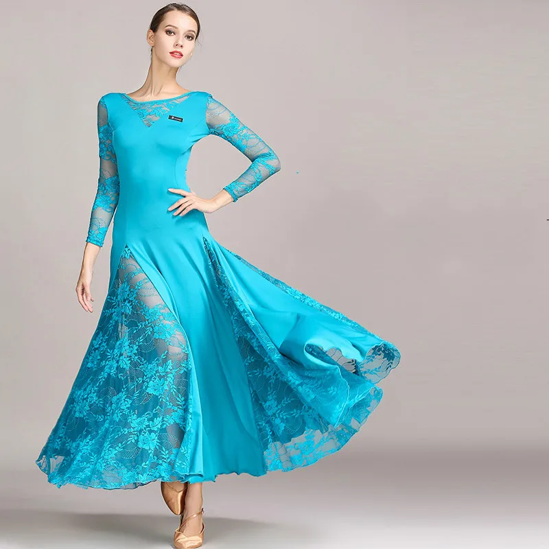 Modern dance dress dress set dance social dance Tango GB dance clothesin Ballroom from Novelty