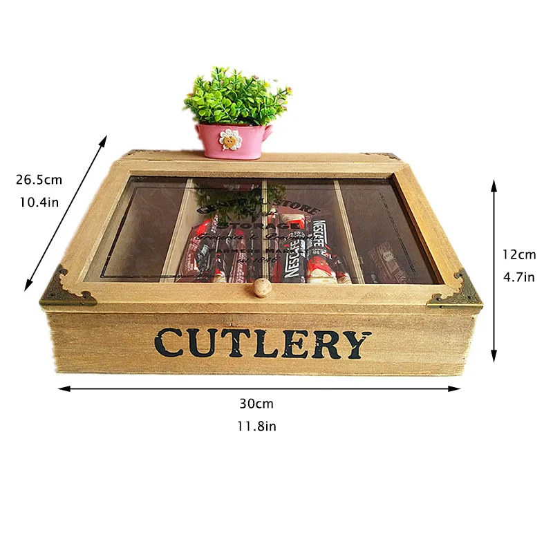 Деревянная коробка для хранения кофе, чая, бытовые инструменты для украшения листьев, карнизов, контейнер для хранения, органайзер для мелочей, коробка для чая