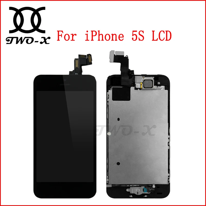 ЖК-дисплей для iPhone 5S Сенсорный экран планшета Полный набор кадров Ассамблея