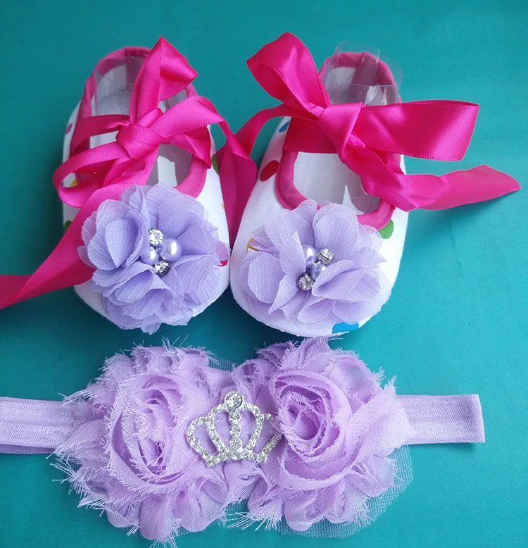 

Party baptism Ballerina set booties rhinestone baby shoes first walker,baby shoes ballerina,New Girl infant tiara baby shoe