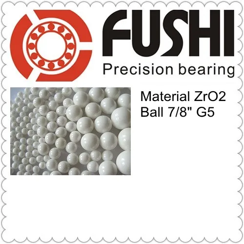 Free Shipping 1 pc Loose Ceramic Balls 7 8 22 225mm G5 Grade Quality ZrO2 Zirconia