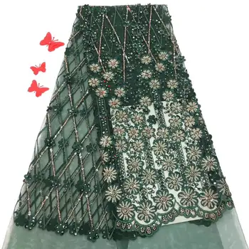 

In 2018, high quality large sequined lace fabric of lacy fabric with colorful Latin clothing net JX09