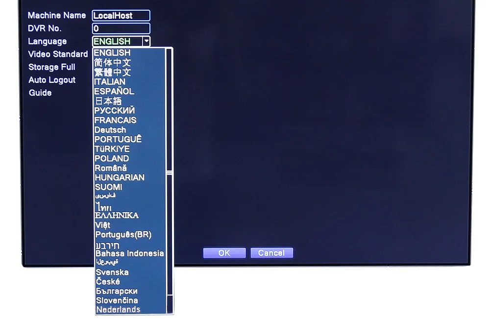 Hiseeu h.265 hevc 8ch 16ch cctv nvr