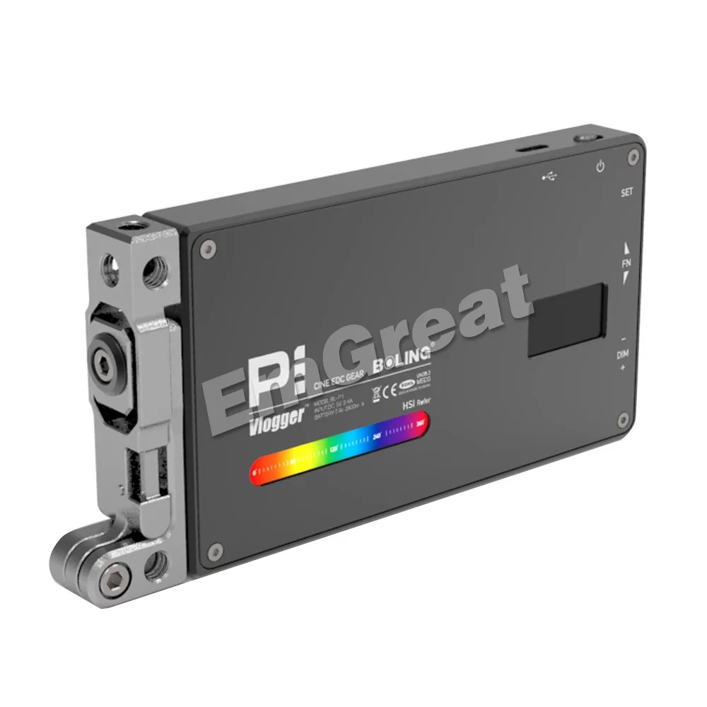 Болинг BL-P1 RGB полный Цвет светодиодный видео P1 12 W 2500 K-8500 K затемнения для фотографии видео Studio DSLR Камера ведет видеоблог Live