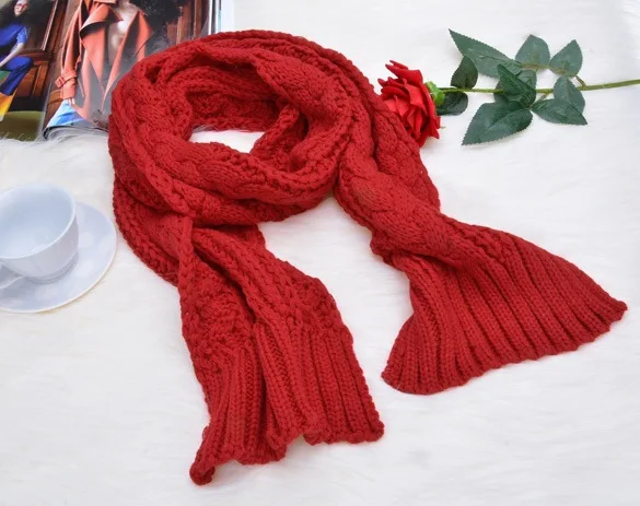 Новинка, женский шерстяной шарф и шапка, комплект из двух предметов, вязаный капюшон и шарф для улицы, теплый зимний, 2 шт