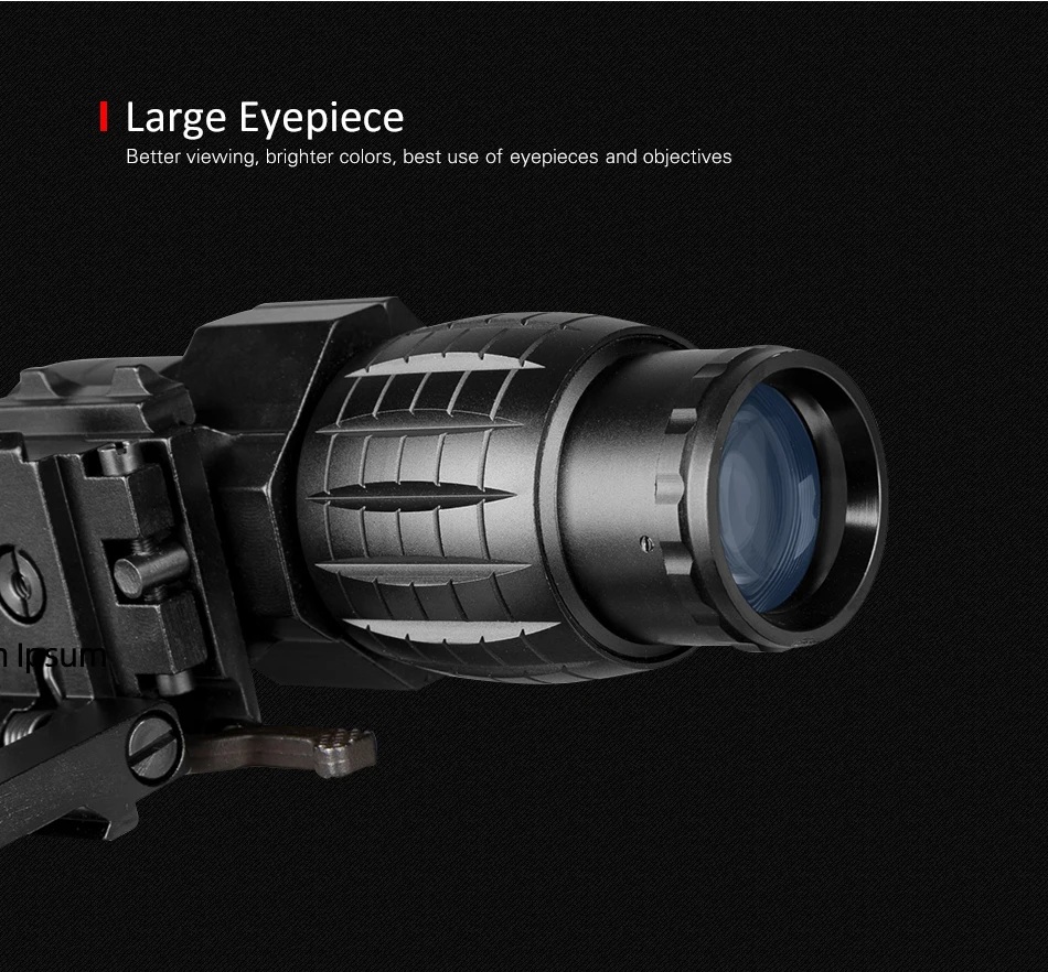 Lobo de Fogo Mira com Ajuste para 20mm Lupa Escopo Tático Visão Óptica Caça Riflescope Rifle Gun Ferroviário 3x 3 Esporte e Lazer