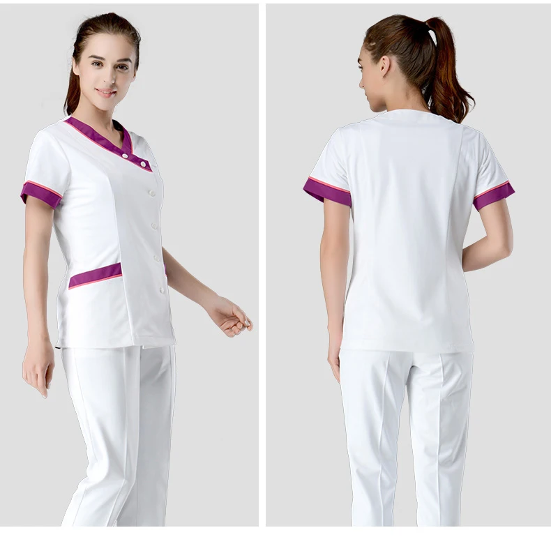

New Arrival Fashion Hospital Doctors Nurse Uniform Clothes Sets Beauty Salon Dental Clinic Workwear Suits Medical Gowns Lab Coat