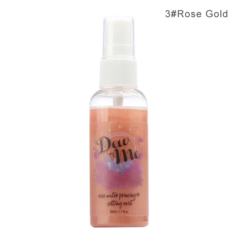 Поры спрей для закрепления макияжа матовая отделка бутылка спрей для основы контроль масла натуральный длительный макияж фиксирующий спрей TSLM2 - Цвет: 3 Rose Gold