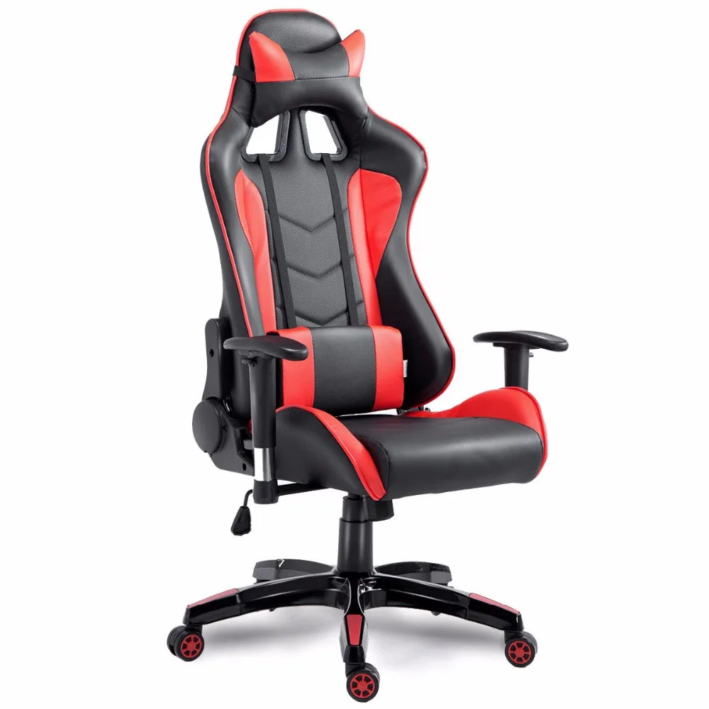 

High Back Executive Racing Reclining Gaming Chair Swivel PU Leather Office Computer Chair Ergonomic Game Chairs HW53863