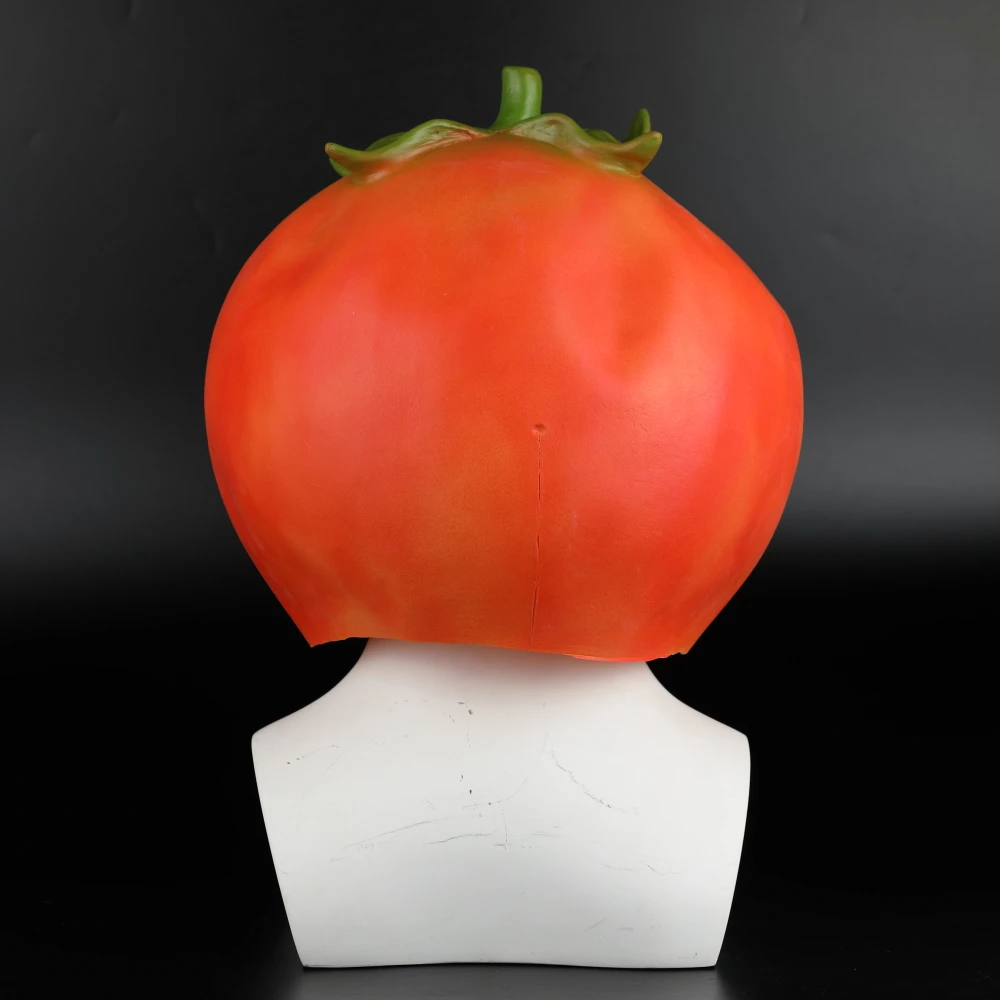 Game Drift Tomato Head Mask Tomato Town Halloween Costume Drift Funny Mask (1)