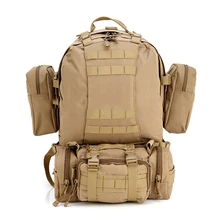 Caza Mochila Táctica mochila 50l Hombres bolsas Mochila 50l mochila táctica militar mochila Molle de La Caza de aves de caza impermeable