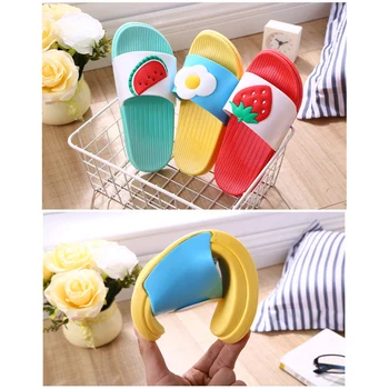 

Kids Girls Bathroom Slippers Non-slip Slippers Fruit Sandals Shoes Casual Slippers for Kids Garden Beach Pool Shoe