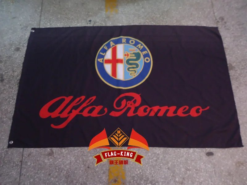 

ALFA ROMEO Flag ,3x 5ft Polyester,free shipping ALFA ROMEO banner