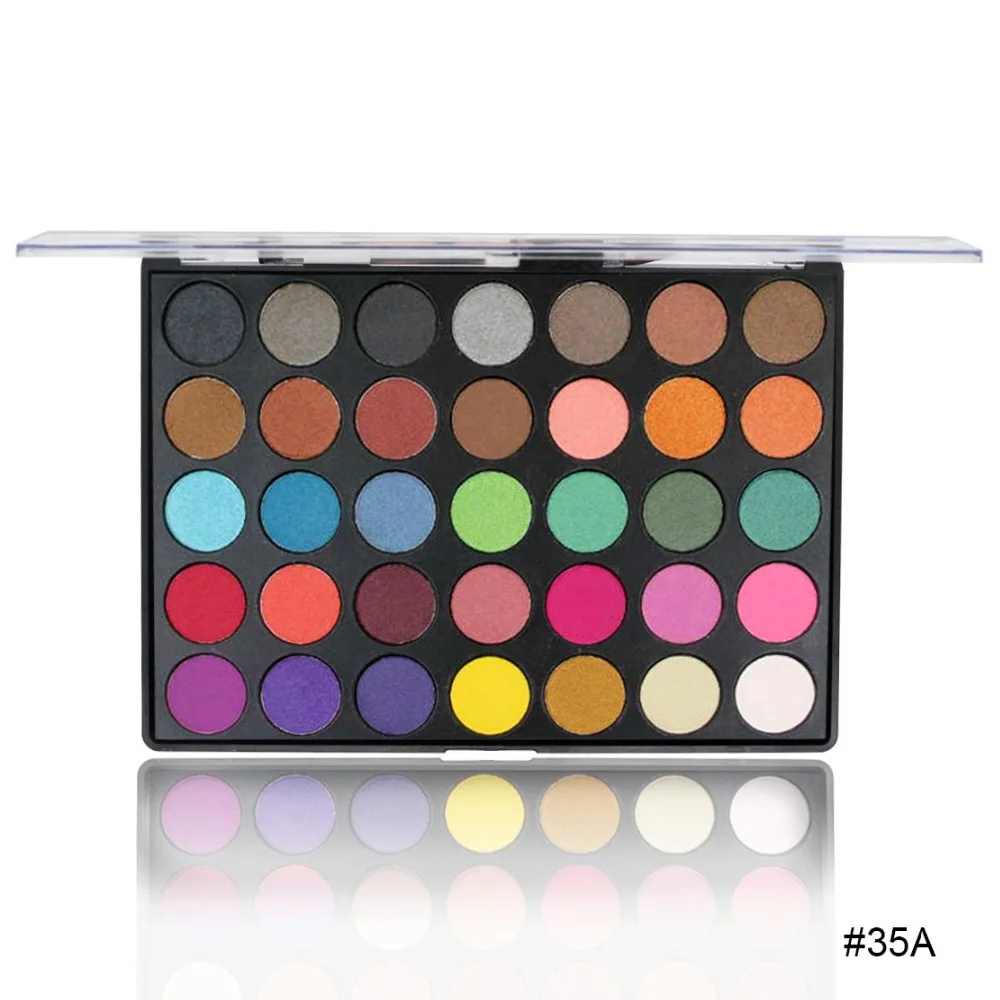 

Fashion Explosion 35 Color Eyeshadow Palette Pearlescent Matte Eye Makeup Palette Girl eye makeup eye shadow low price promotion