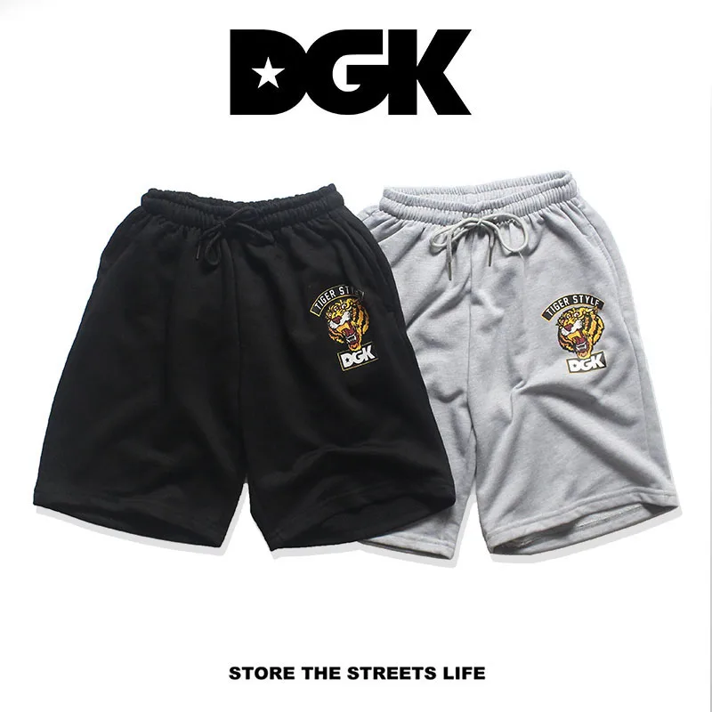 

2018 Summer Style Dgk Shorts Men Women High Quality Cotton Tiger Dgk Shorts Fashion Streetwear Drawstring Dgk Shorts